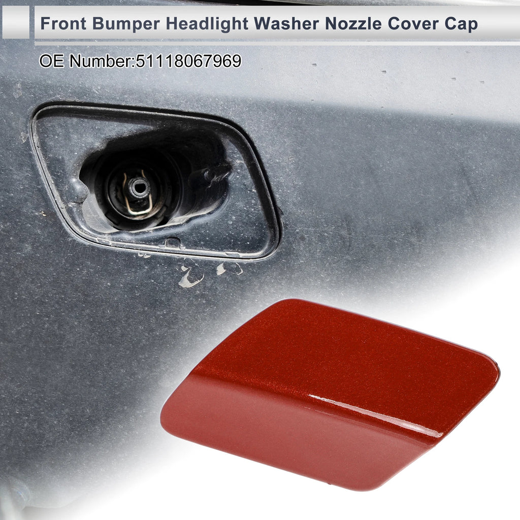 Front Left Headlight Washer Nozzle Cover Cap for BMW 320i (2012–2013)
