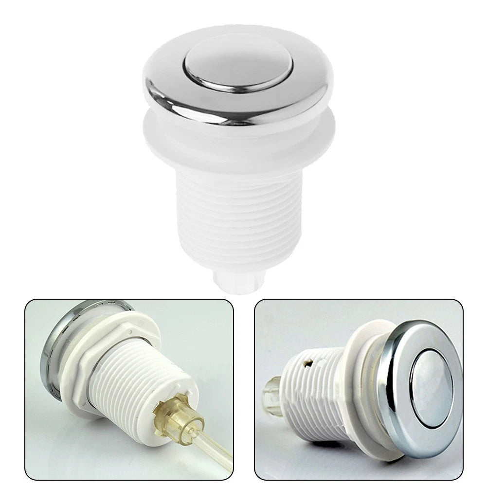 Air Pressure Switch for Bathtub 32mm Black Spa Waste Button