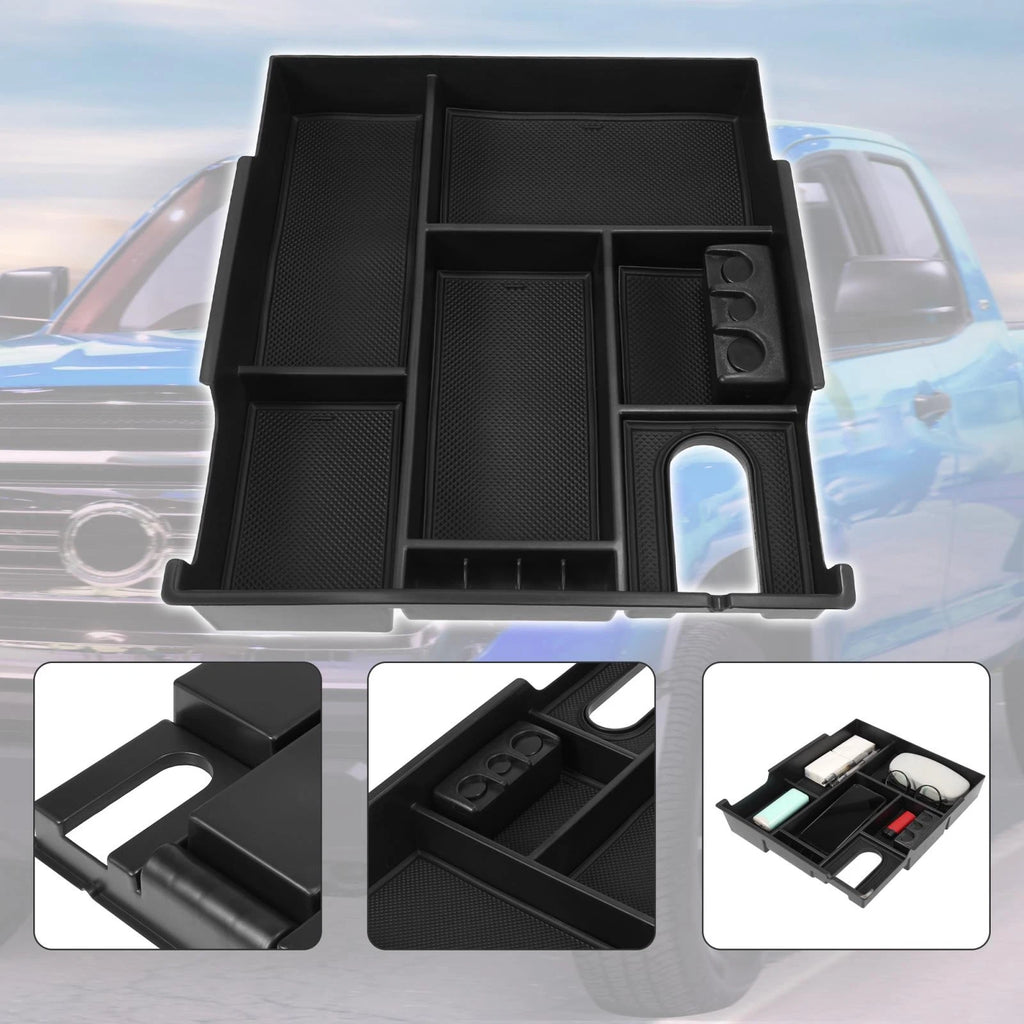 Car Center Console Organizer Storage Tray for Toyota Tundra (2014–2019)