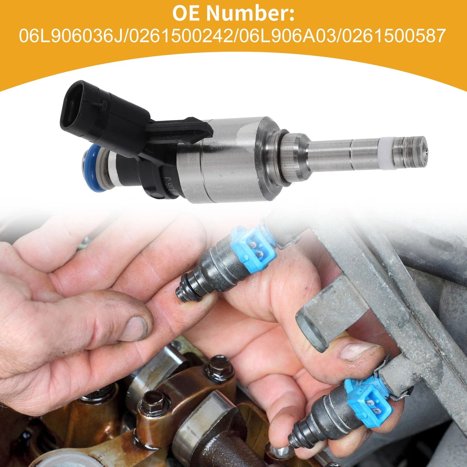 1 Pc Fuel Injector Replacement for Audi A5 2015–2024 Engine Fuel Nozzle