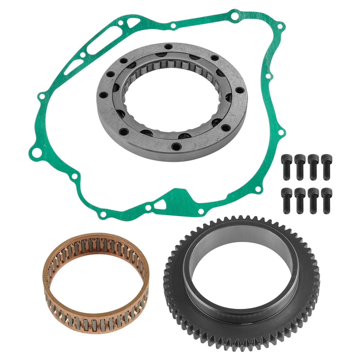 Starter Clutch with Gasket for Yamaha V Star 1100 Custom XVS1100 (2000–2009)