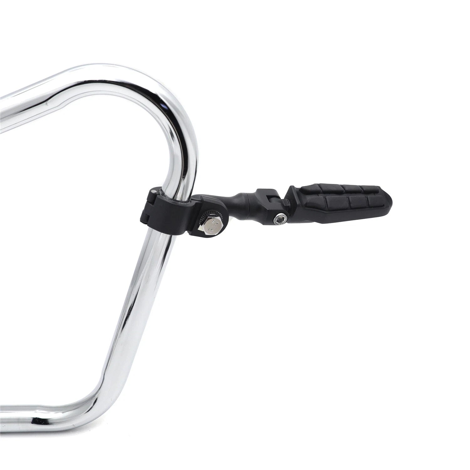 Saddle FootPeg 3" Footrest for Harley (1.25" Engine Guard Crash Bar)