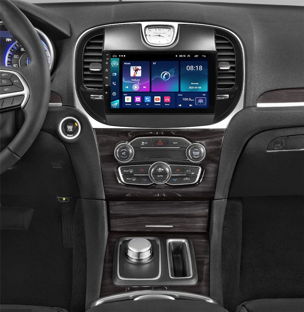 9'' GPS Navigation Head Unit for Chrysler 300 300C 300S (2015–2023)