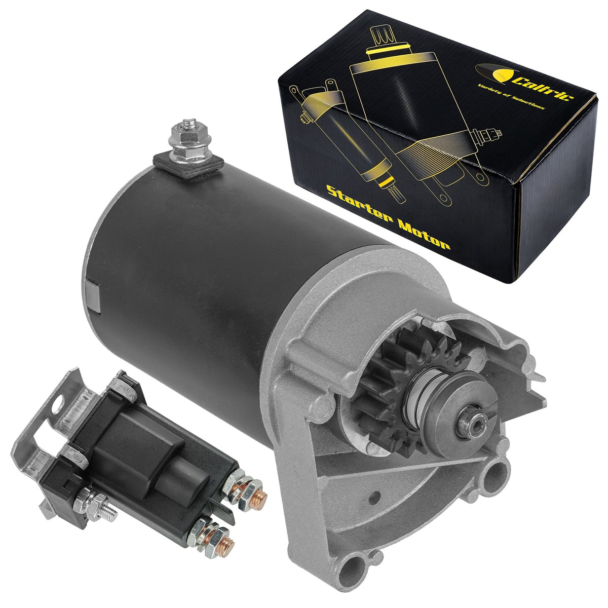 Starter with Solenoid Replacement for John Deere 65 66 68 (1970–1970)