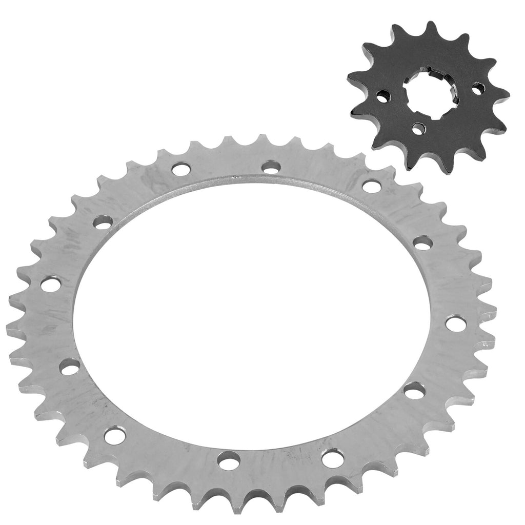 Front and Rear Sprockets Kit for Yamaha Warrior 350 YFM350X (1989–2004)