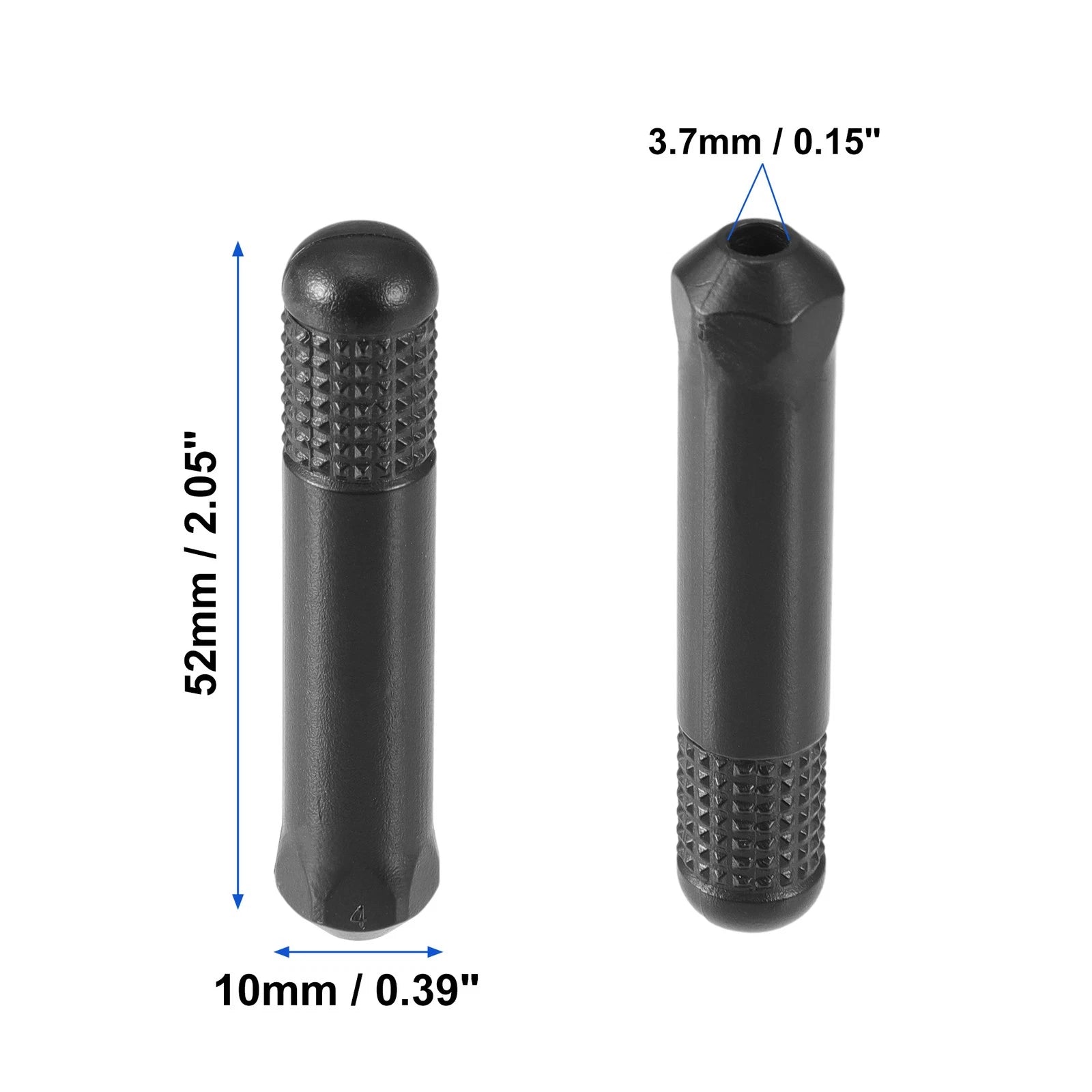 Auto Door Lock Rod Knob Replacement Black for Honda Accord (2003–2007)