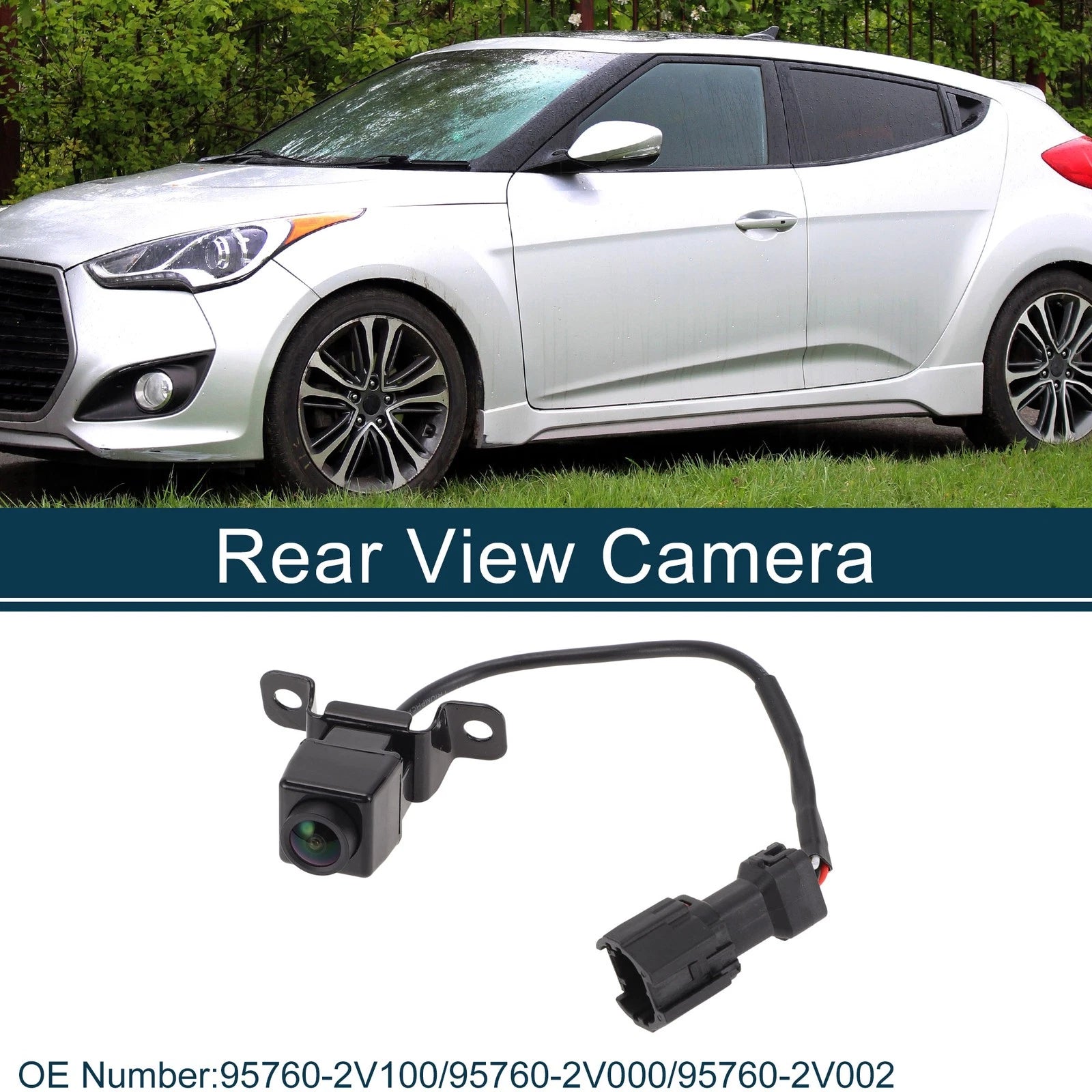 Rear View Camera Backup Reverse Camera 120 Degree for Hyundai Veloster (2012–2017)