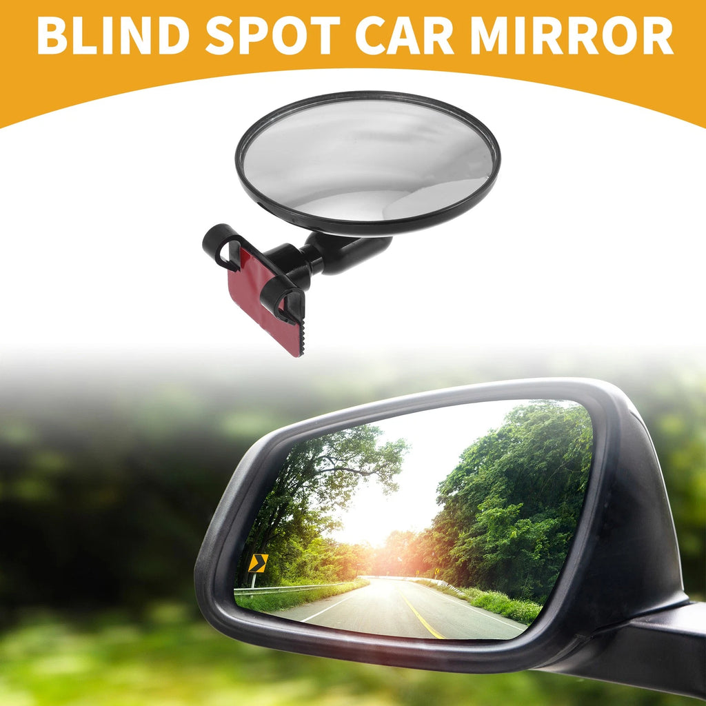 1 Pc Middle Blind Spot Mirror for Universal Fit (360 Degree Rotation)