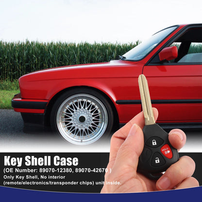 Uncut Key Fob Remote Case HYQ12BBY for Toyota Camry (2007–2010) 3 Button