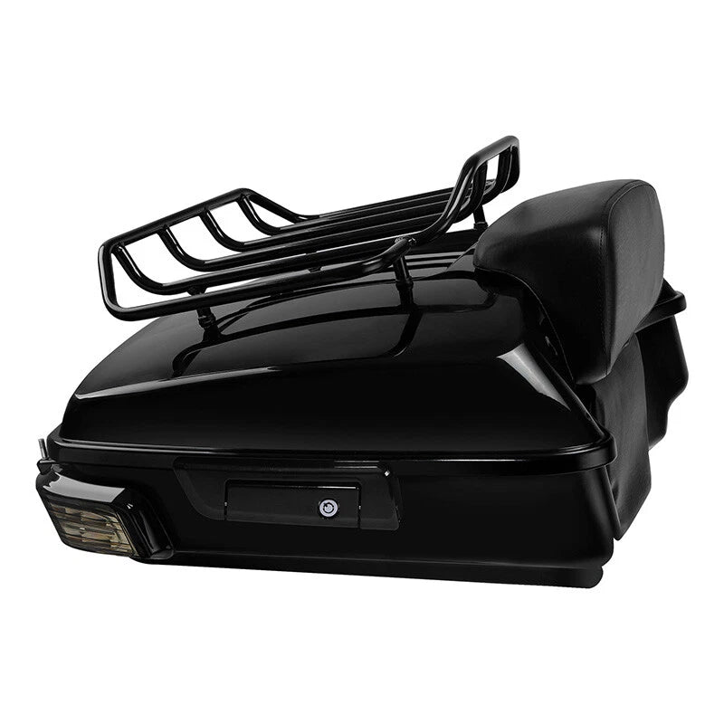 Chopped Trunk Backrest Rack Light for Harley Touring Road Glide (2014–2026)