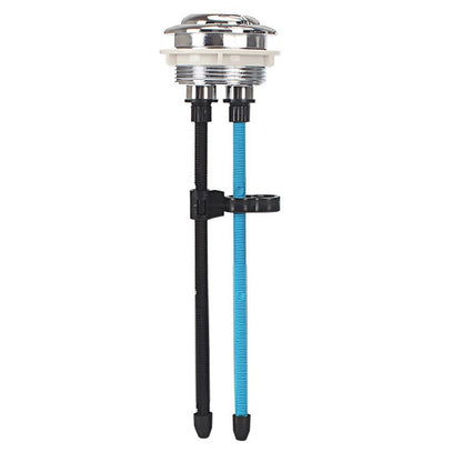 Adjustable Length Toilet Tank Button Replacement with Two Button Design