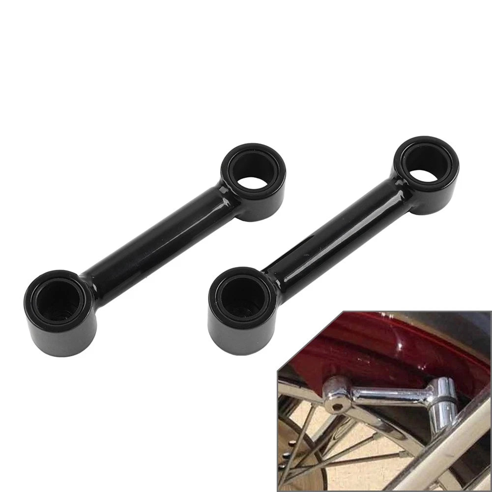 Front Mudguard Mount Bracket Kit For Harley Softail Springer FXSTS 1993-06 Black