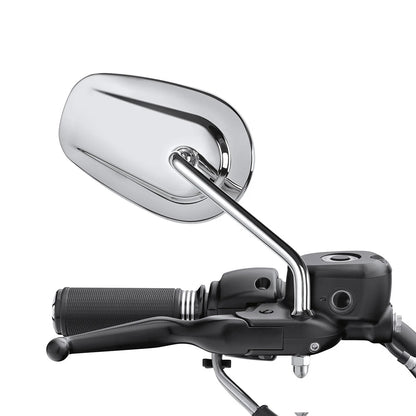 Chrome Rear View Mirrors for Harley Davidson Touring Road King Electra Glide