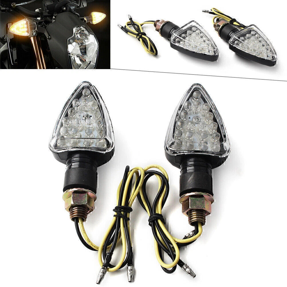 2Pcs 12V 18 LEDs Turn Signal Light Indicator Blinker Lamp