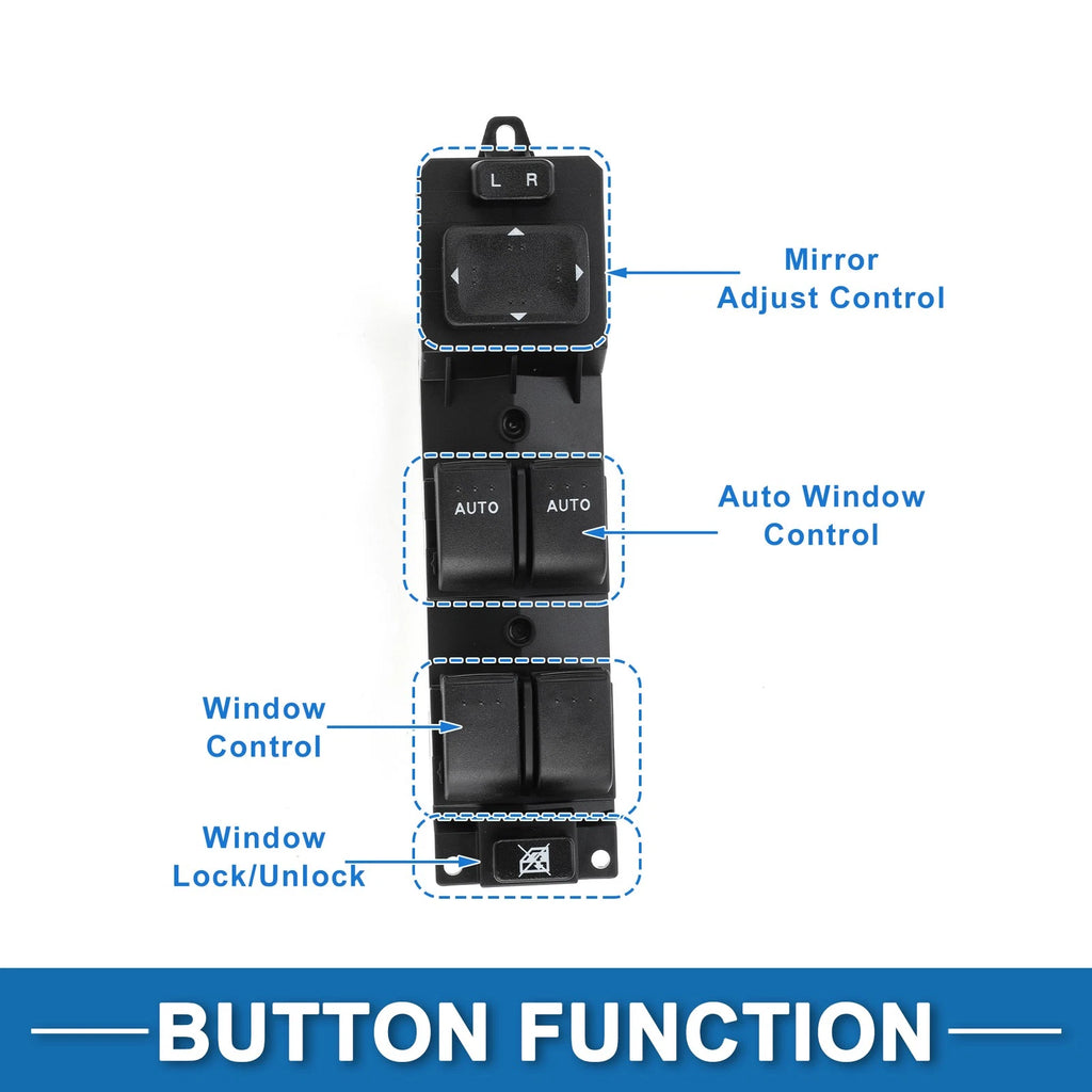 Front Driver Power Window Switch for Mazda 6 Window Control (2009–2013)