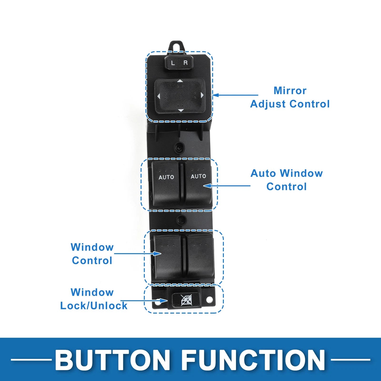 Front Driver Power Window Switch for Mazda 6 Window Control (2009–2013)