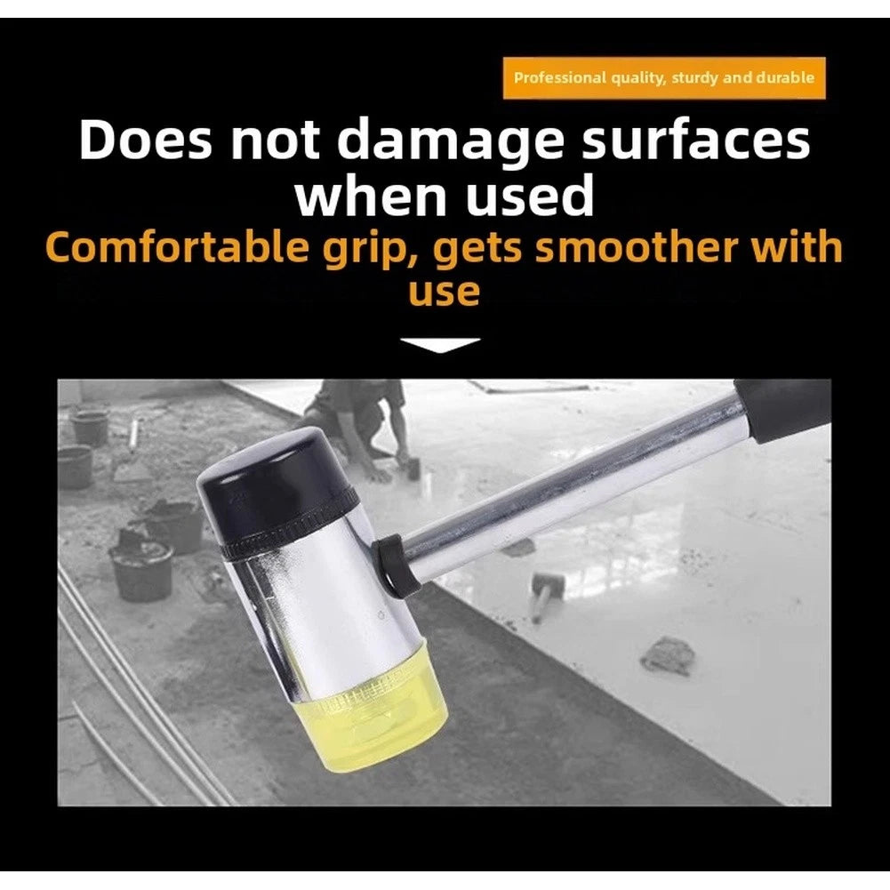 Rubber Mallet with Non-Slip PVC Handle for Home Toolbox