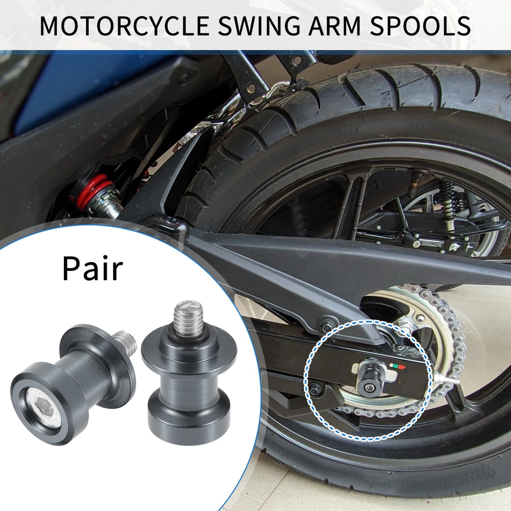 Motorbike Swingarm Spool 8mm CNC for Yamaha MT-07 (2014–2017)