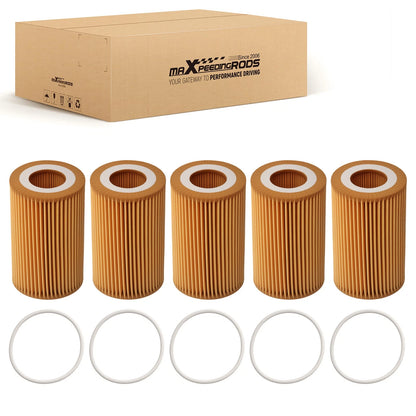 5X Oil Filter Assembly for Audi A6 A7 A8 Q7 2.0L 3.0L (2016–2019) 06E115562E