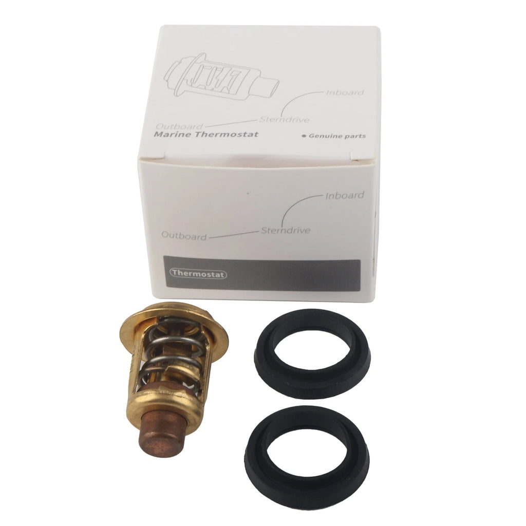 Thermostat with Seal for Yamaha 2 Stroke 9.9 15 25 30 40 55 HP (1990–2023) 6F5-12411-00-00