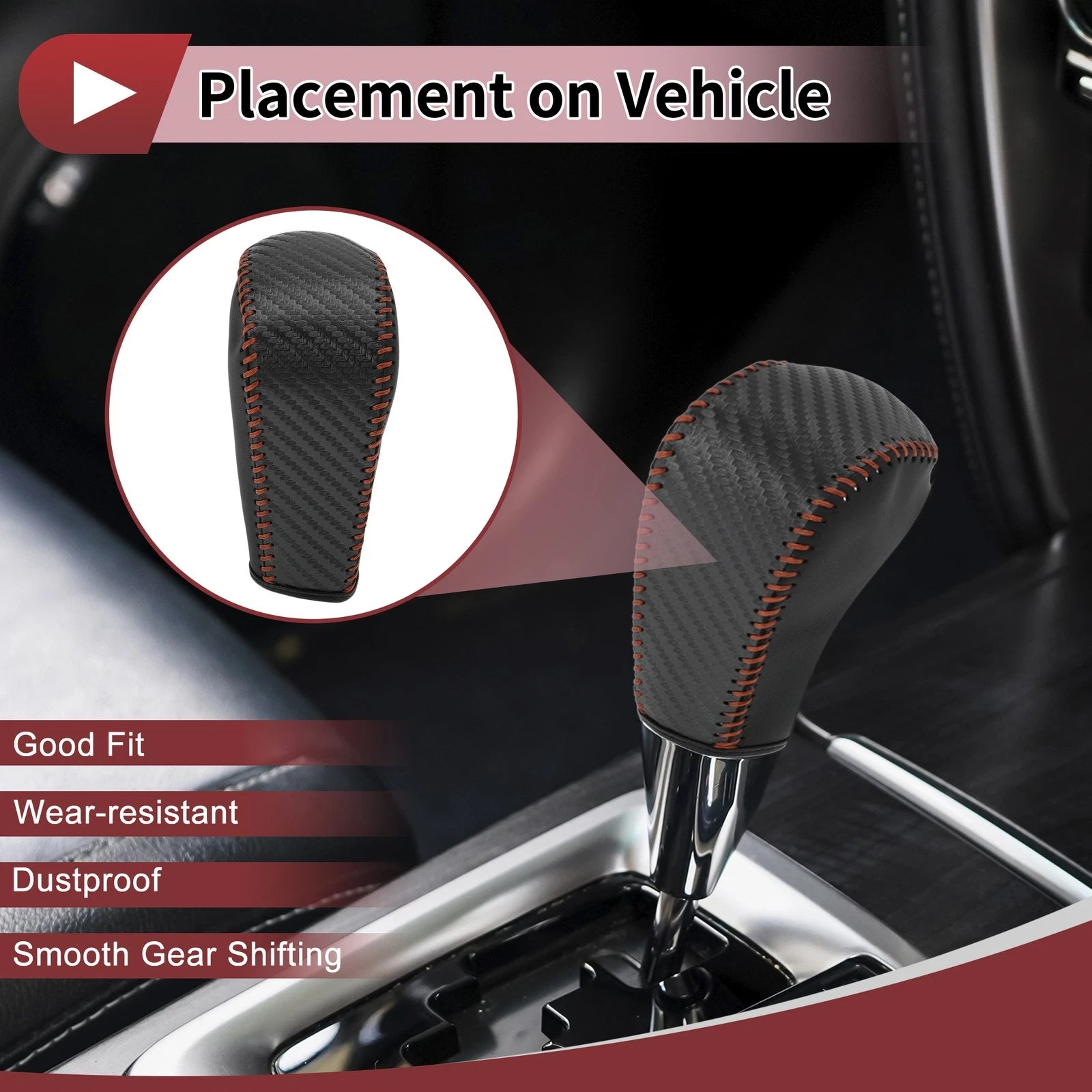 Gear Shift Knob Cover Replacement for BMW 3 Series E90 (2005–2011)