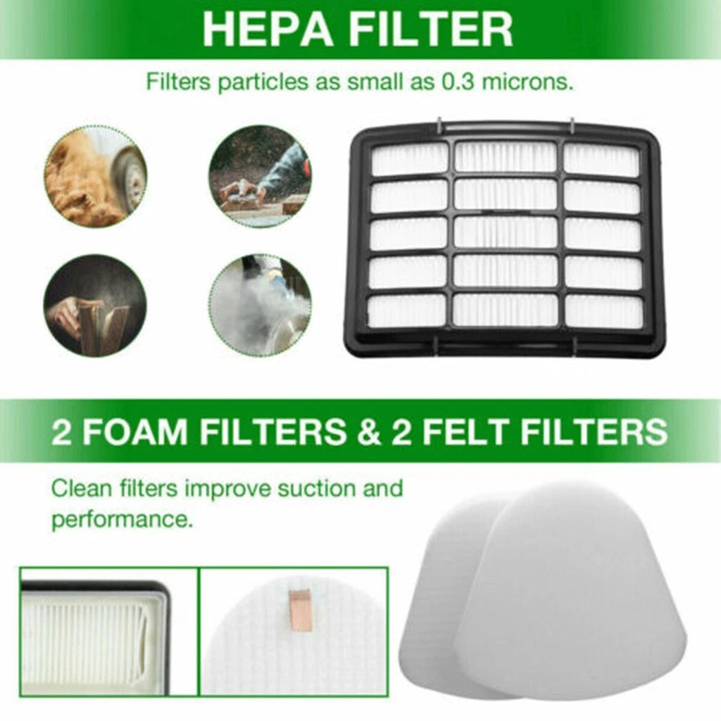 Filter Kit for Shark NV350 NV351 (Foam, Felt)