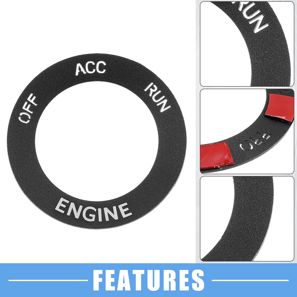 Engine Start Button Sticker Replacement for Dodge Charger Challenger (2015–2021)
