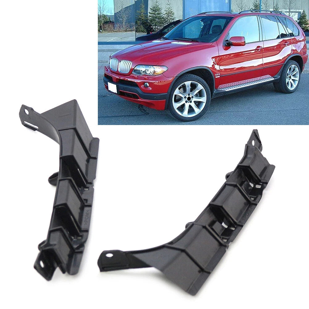 2X Front Bumper Bracket Holder Cover for BMW X5 E53 (2003–2006) 51117116667