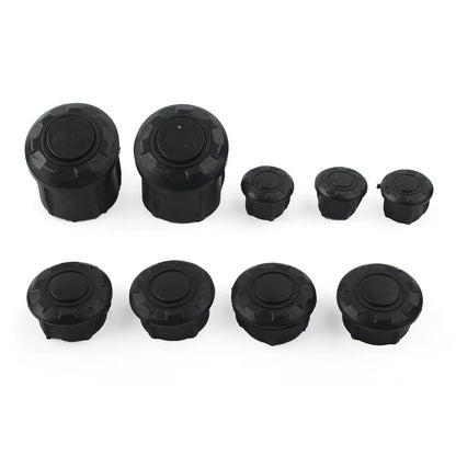 9PCS Frame Hole Cover Caps Plug Kit for BMW R1200GS LC Adventure (2014–2018)