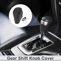 Gear Shift Knob Cover Replacement for BMW 3 Series (2004–2012) Black Faux Leather