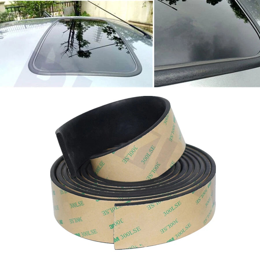 Universal Rubber Sunroof Window Seal Strip 40mm x 3mm (1PC)
