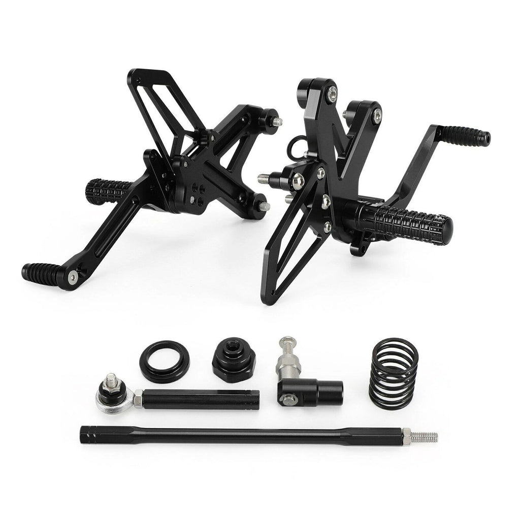CNC Aluminum Rearsets Footpegs for Kawasaki Ninja ZX 25R (2020–Present)