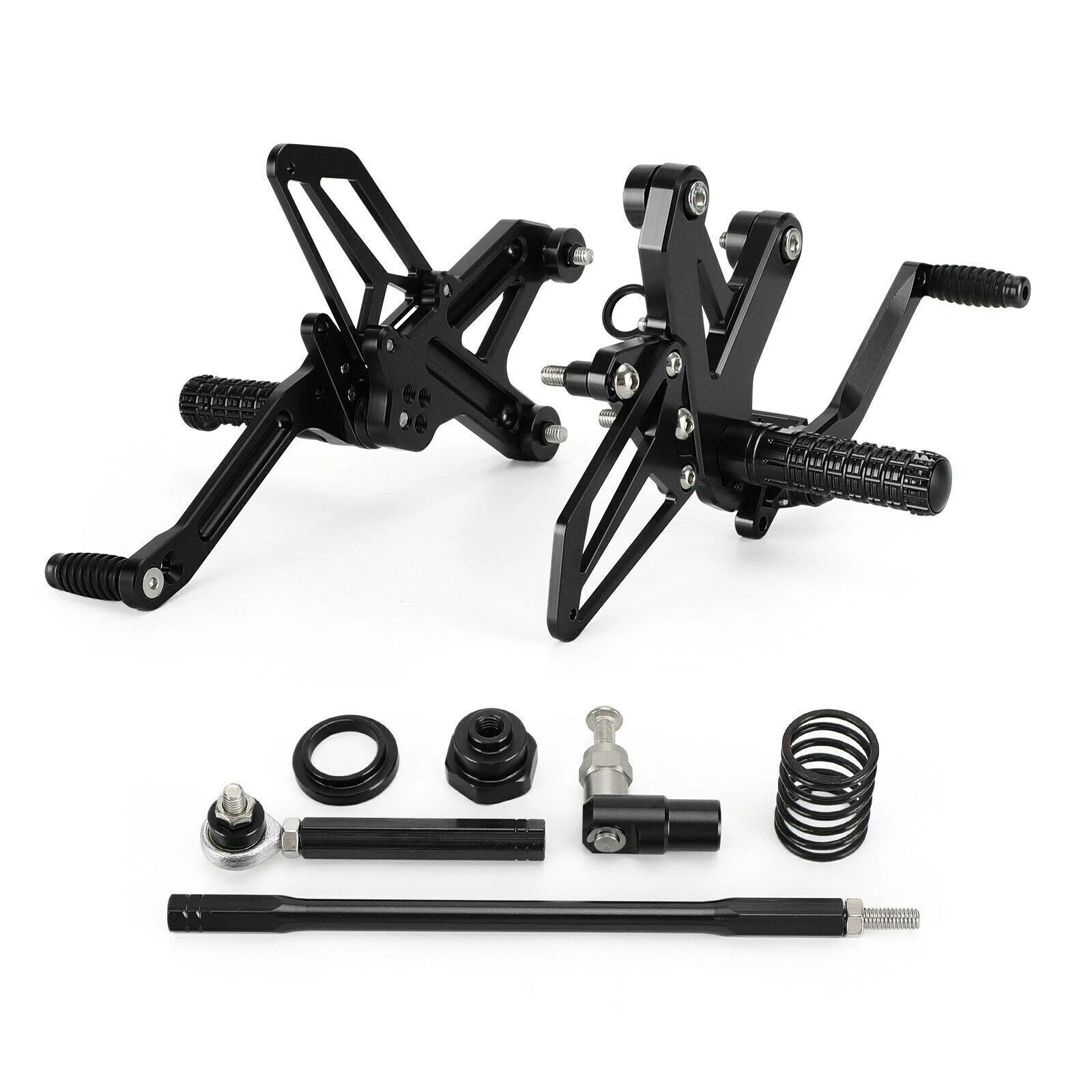 CNC Aluminum Rearsets Footpegs for Kawasaki Ninja ZX 25R (2020–Present)