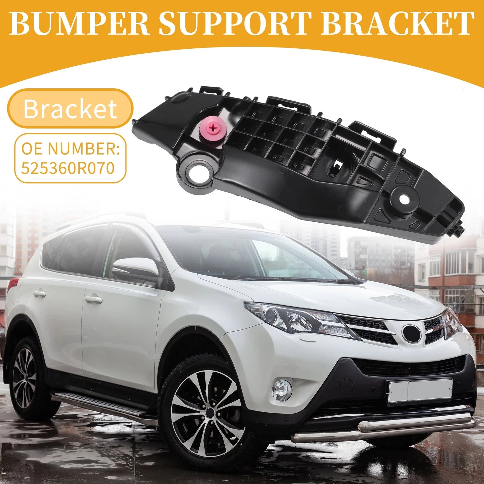 Left Front Bumper Support Bracket for Toyota RAV4 (2019–2024) 1 Pc