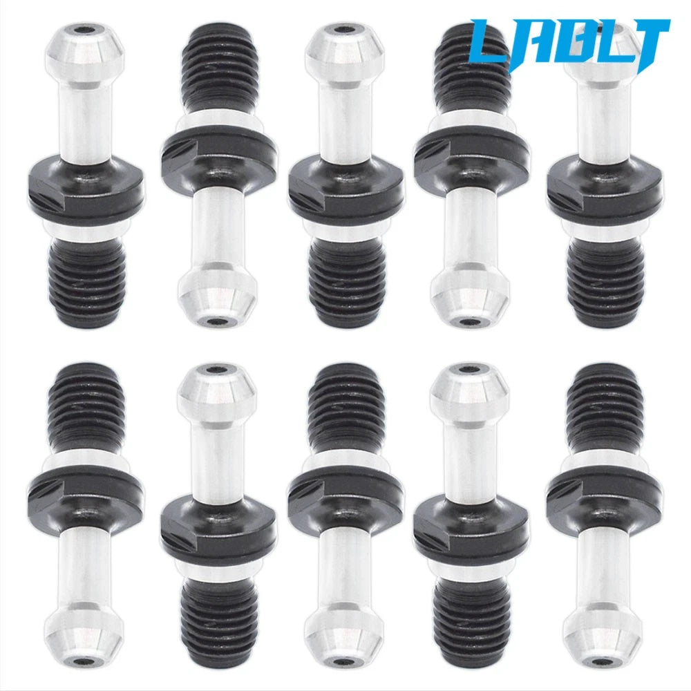 10Pack Pull Stud Retention Knob for Hass Kia Toshiba CNC (BT40, 45°)