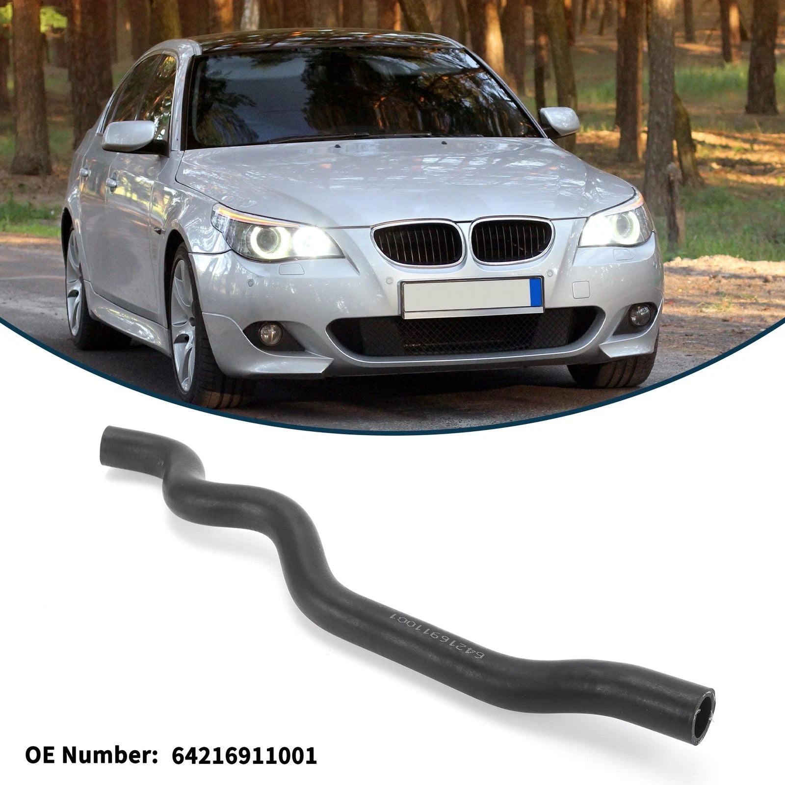 Radiator Hose Replacement for BMW 5 Series Coolant Tube (2001–2010)