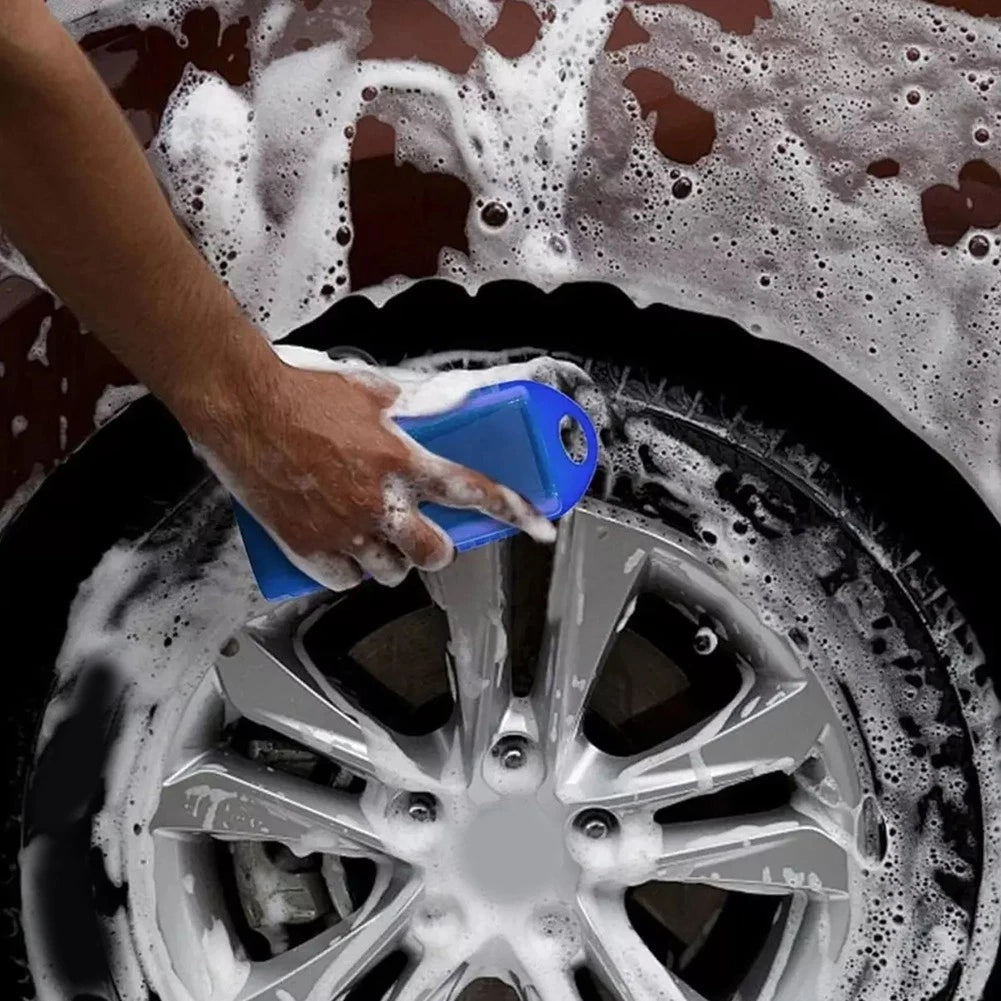 Professional Car Tire Polish and Waxing Wipe with Ergonomic Handle