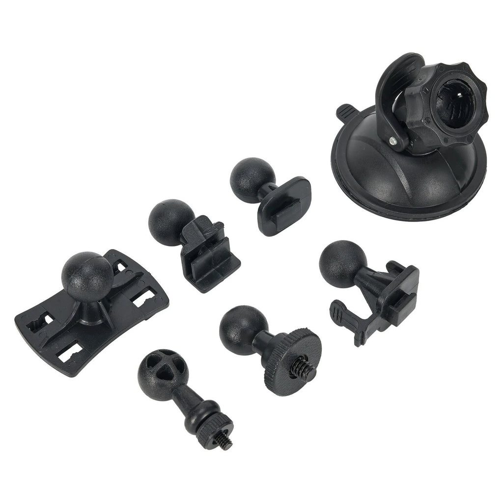 Driving Recorder Bracket Cam Mount Holder with 6 Adapters for
