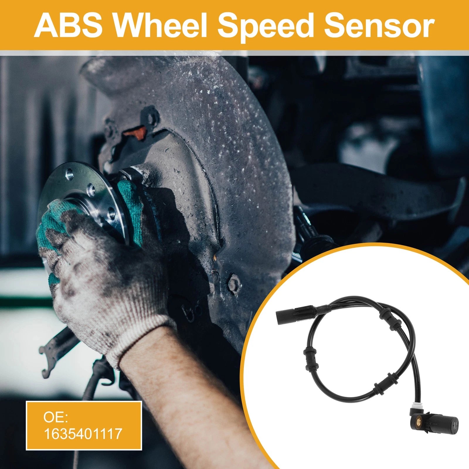 ABS Wheel Speed Sensor Replacement Right for Mercedes-Benz ML320 (2005–2008)