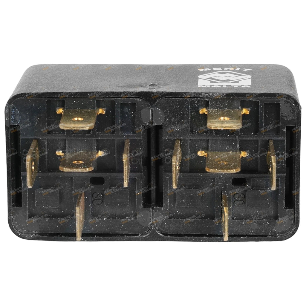 Merit Double Relay 12V 5Pin 30A for