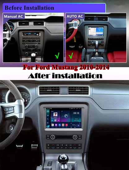 9 Inch Android 13 Stereo Radio GPS Navigation for Ford Mustang (2010–2014)