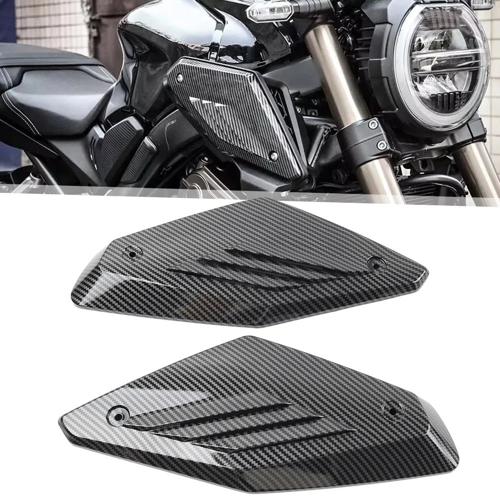 2X Side Panel Guard Protector Intake Pipe Cover for Honda CB650R (2019–2021)