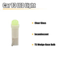 10Pcs T5 LED Ice Blue Dash Panel Light Bulb for Cars (12V)