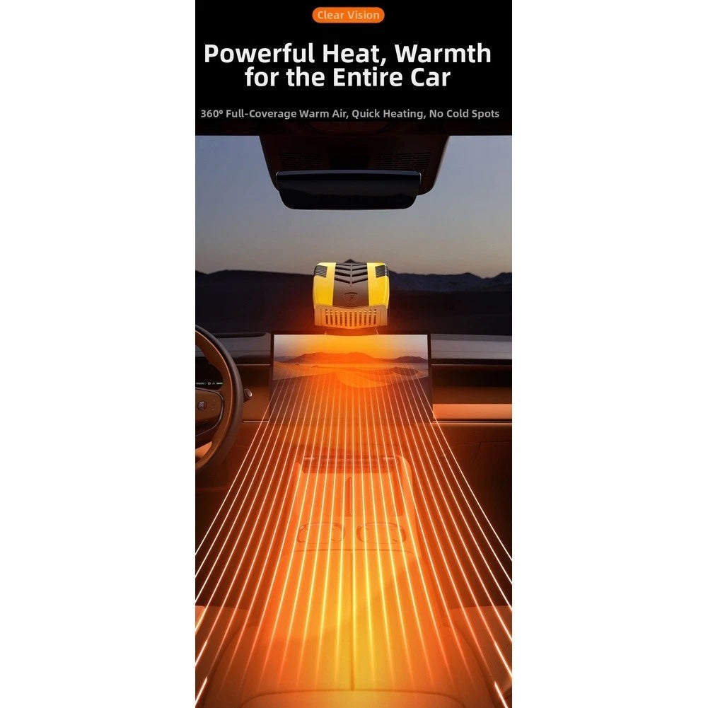 12V Portable Heater for Vehicle Dual Mode Defroster Demister 150W
