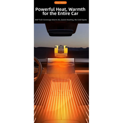 12V Portable Heater for Vehicle Dual Mode Defroster Demister 150W