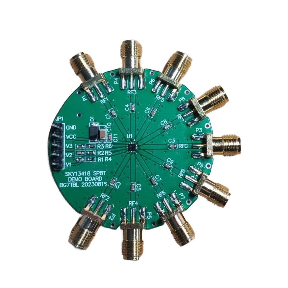 SP8T RF Switch Module for 8 Select Antenna Applications (50KHz to 6GHz)