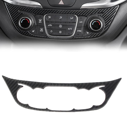 Black Central Console AC Switch Panel Trim For Chevrolet Equinox 2018-2021