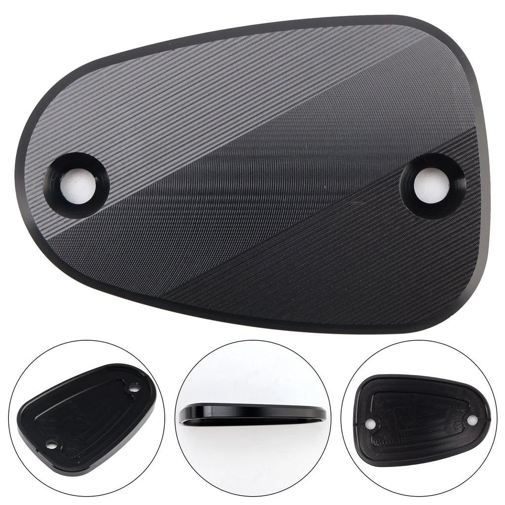 CNC Front Brake Fluid Reservoir Cap Black for Bonneville T100 T120 Bobber (2001–2025)