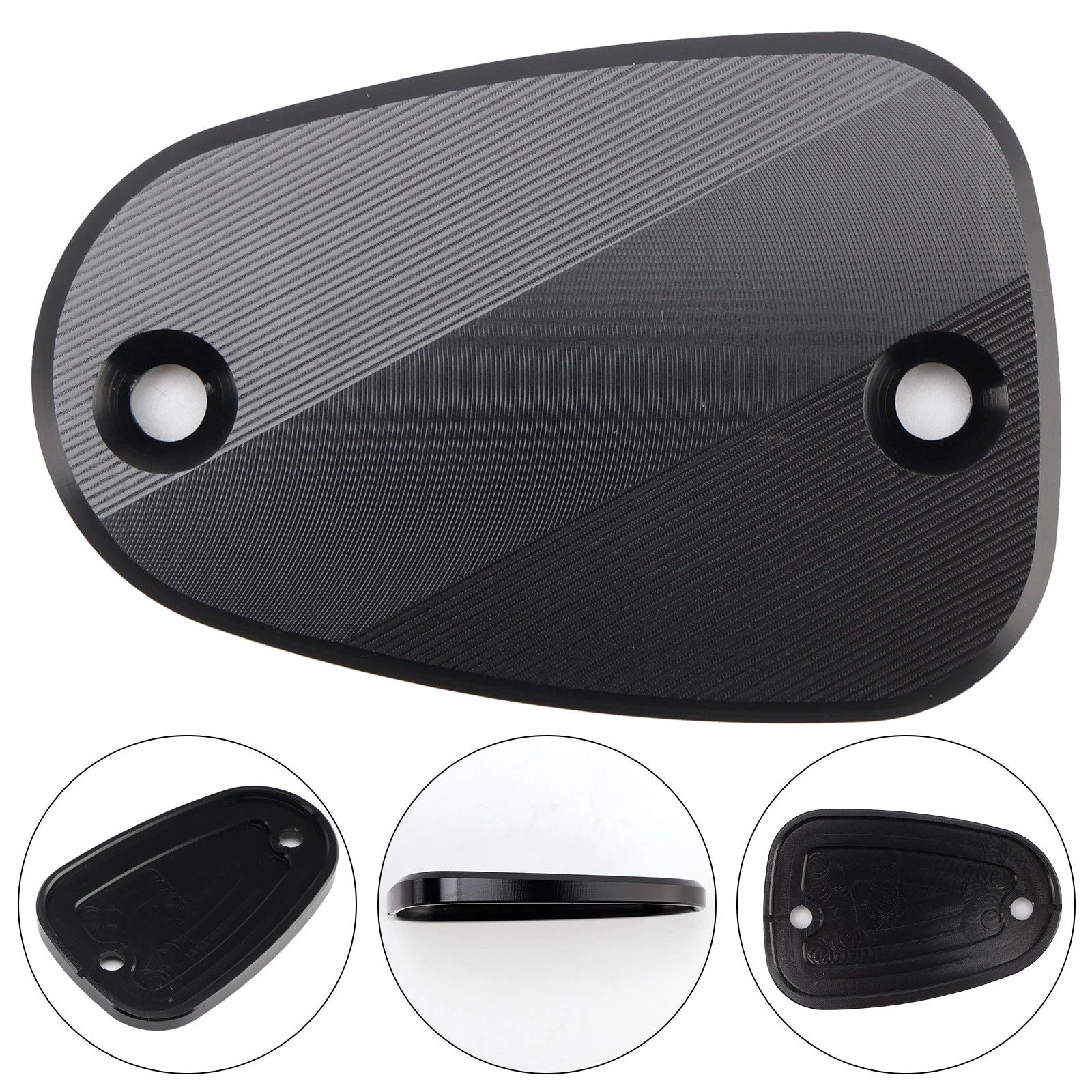 CNC Front Brake Fluid Reservoir Cap Black for Bonneville T100 T120 Bobber (2001–2025)