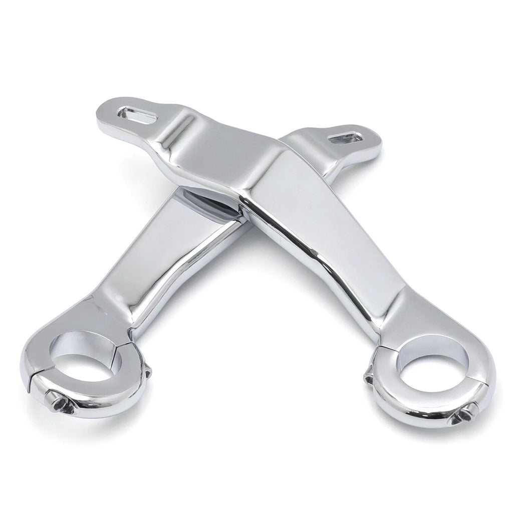 Chrome Fairing Support Bracket Mount Kit for Harley Road Glide FLTRX (2015–2022)